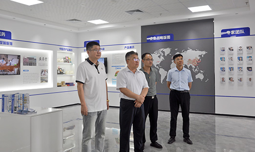 通辽中德生态园辅导一行莅临永信贵宾会217集团，索求大健全产业合作之路